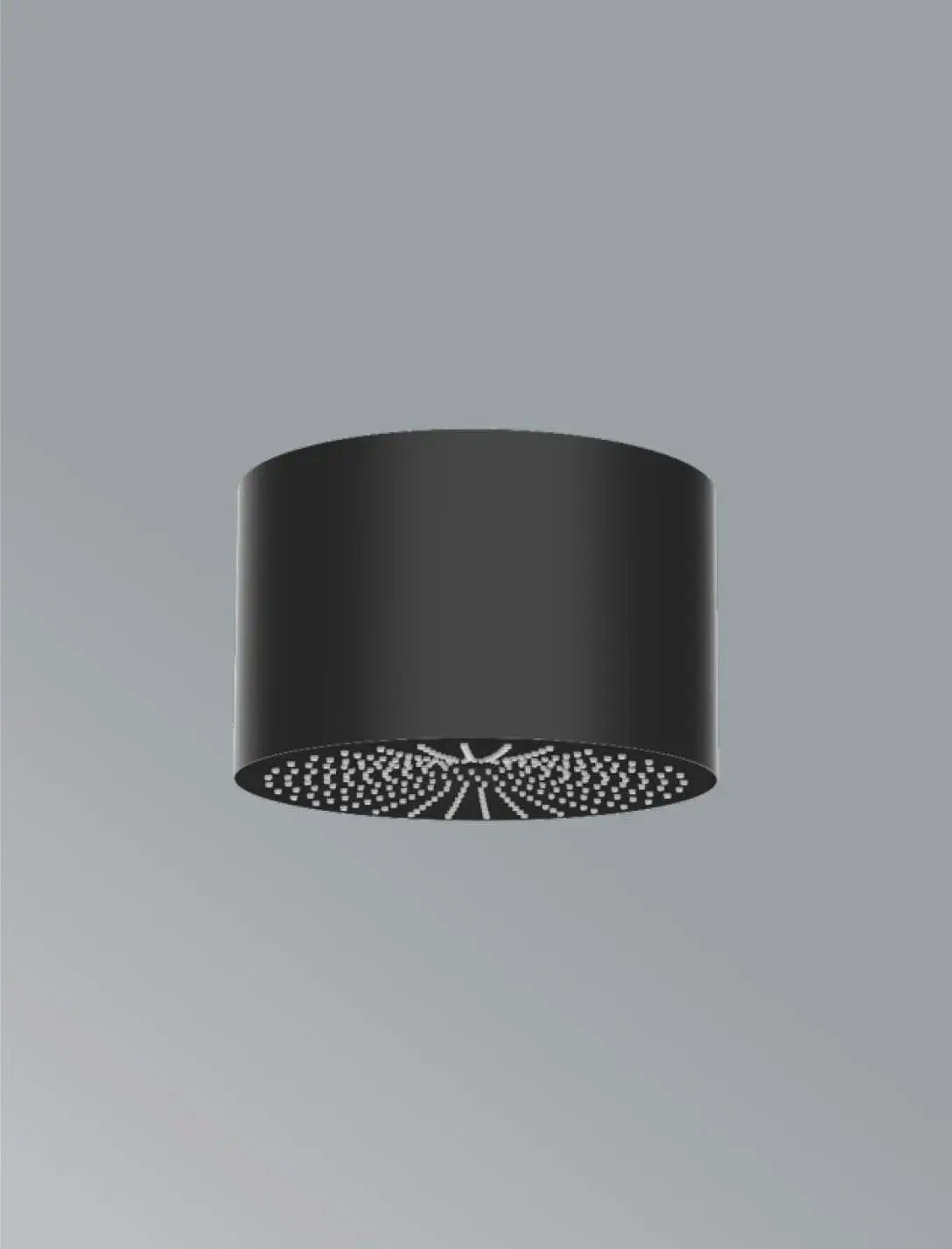 Aqua Tune Speaker Shower 247x150mm Matt Black